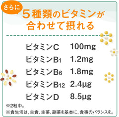 [Japanese Sports Supplements] Dear Natural Style folate x iron and calcium 180 grains (90 days)