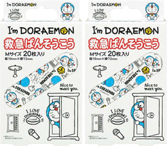 Amazon.co.jp only skater emergency bandage I'm Doraemon Sanrio M size 40 sheets (20 sheets x 2 sets) Bandage made in Japan QQB1-A