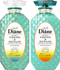 [Japanese Shampoo and Conditioner] 2023 Diane Shampoo   Treatment Grapefruit   Peppermint Scent Perfect Beauty Extra Fresh   Repair 450ml x 2