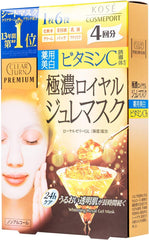 KOSE Clear Turn Premium Royal Jelly Mask (Collagen) 4 servings 2 packs with bonus face mask