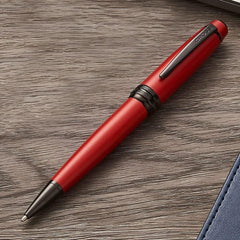 Cross ballpoint pen oily Bailey Red NT0452-8 Authorized Import