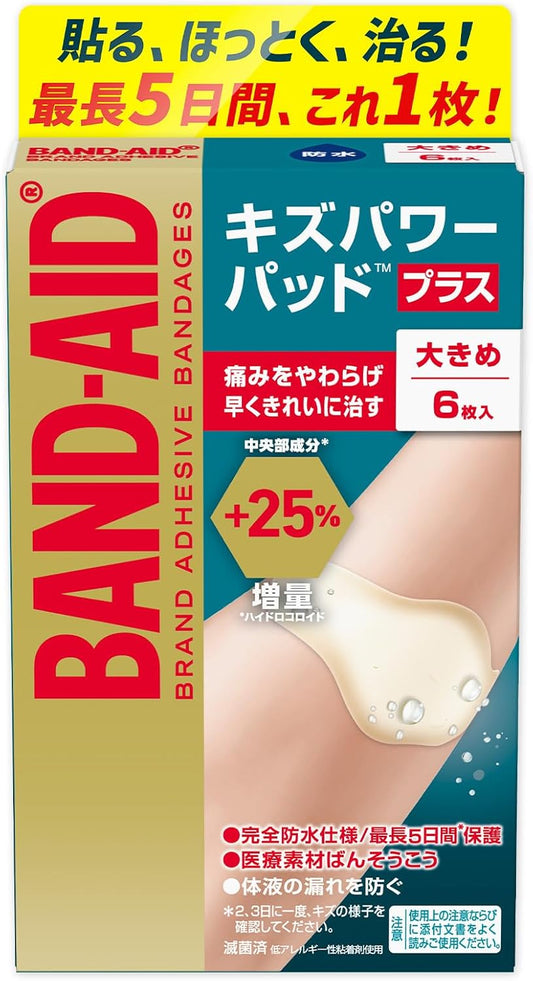 Band-Aid Wound Power Pads, Large