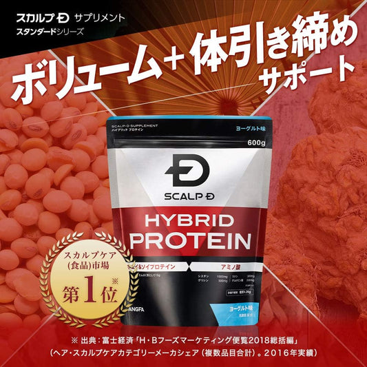 ANGFA Scalp D Supplement hybrid protein whey protein soy protein saw palm tree 600g tonkat alicystine (yogurt flavored)