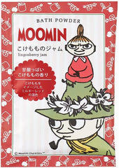 35g Moomin Bath Powder (Mokemono Jam) 12pcs (white turbidity type bath fee) Made in Japan Sweet and sour moss scent moomin)