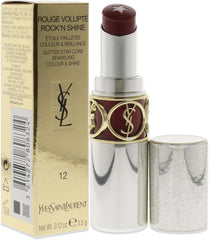 Yves Saint Laurent Rouge Volupte Rockshine, 0.1 oz (3.5 g), 12 Rock Stage, Red