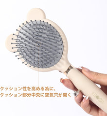 Hair Brush, Women's Popular Roll Brush, Scalp Brush, Comb, Hair Care, Straight Brush, Cute Bear Shape, Shiny Hair, Silk Hair, Smooth Scalp, Scalp Brush, Detangling Brush for Women That Will Not Tangle