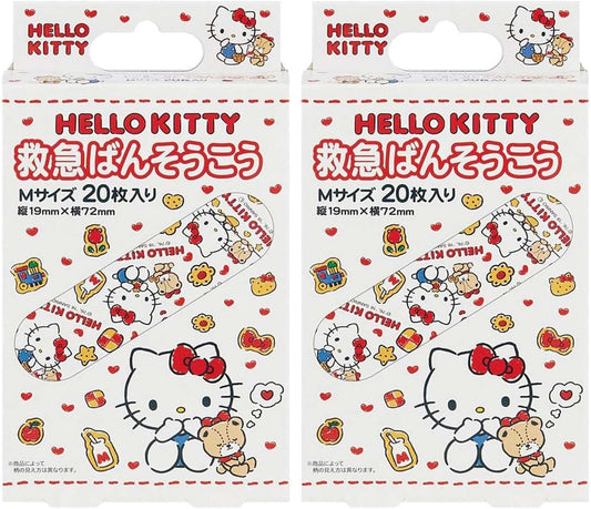 Amazon.co.jp only skater emergency bandage Hello Kitty Cookie Sanrio M Size 40 sheets (2 sets of 20 sheets) Bandage made in Japan QQB1-A