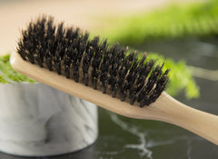 Hair Brush, Boar Bristle, Anti-Static, Natural Shiny and Shiny for Hair, Large Size, 17030M