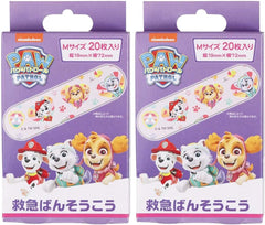 Amazon.co.jp only skater emergency bandage Pow Patrol Rescue M Size 40 sheets (2 sets of 20 sheets) Bandage made in Japan QQB1-A