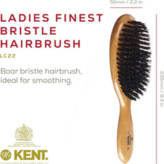 Ladies Oval Hair Brush Black (LC22) Brush by Kent by Kent parallel import goods Parallel imports