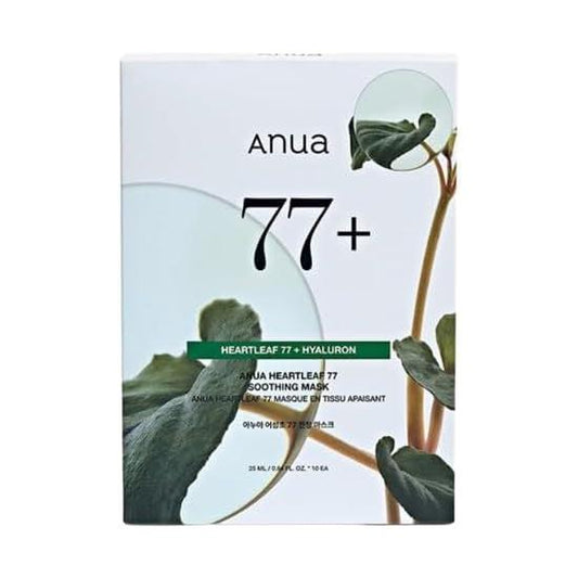 Anua アヌア HEARTLEAF 77 SOOTHING TONER CICA EXOSOME MASK ７枚入り completely