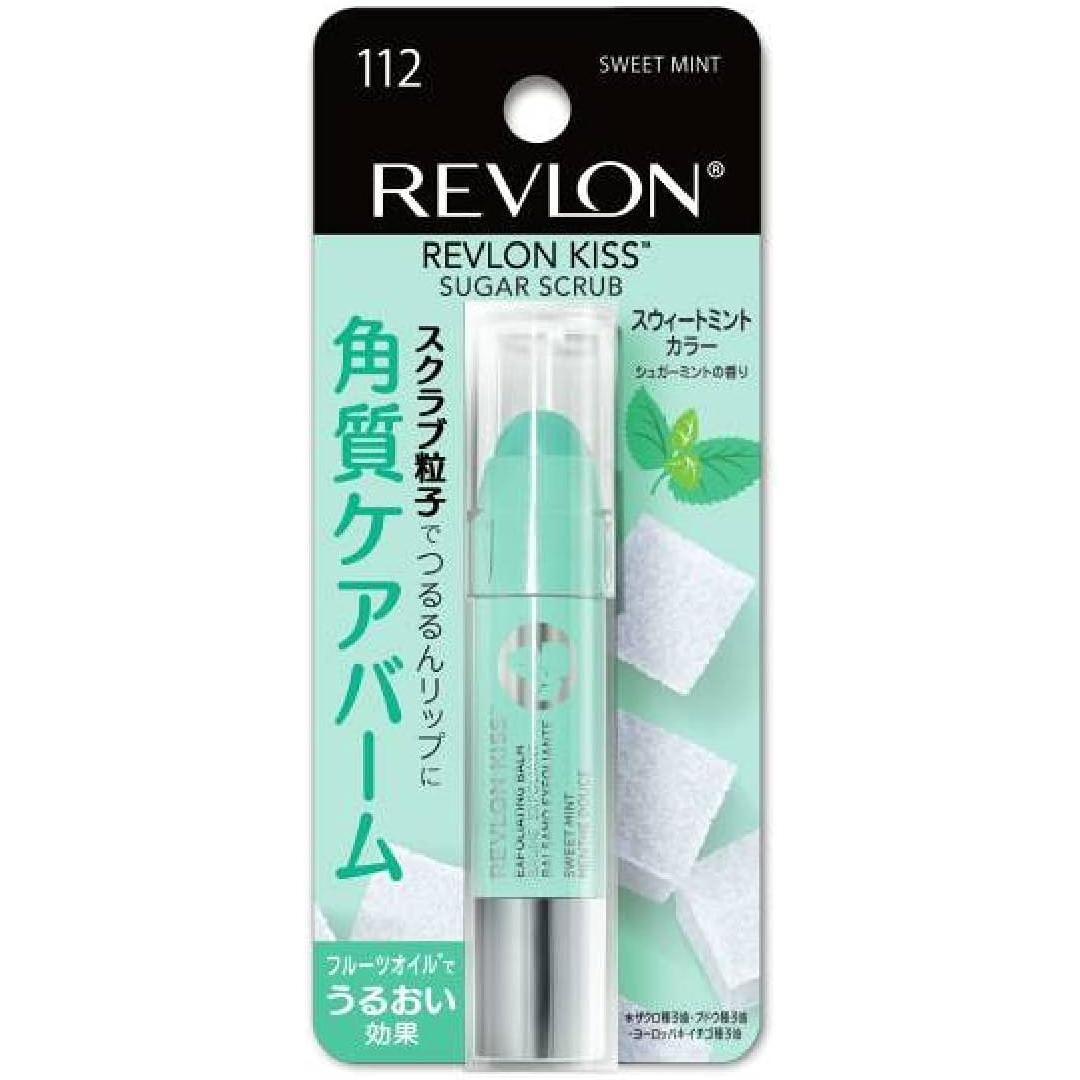 Revlon Kiss Sugar Scrub 112 Sweet Mint (mint color for dull lips) Exfoliating Balm Lip Scrub Revlon Kiss Sugar Scrub 112 Sweet Mint 2.6g (x 1) Lip Lip Care