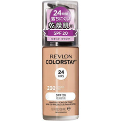 Revlon Color Stay Makeup ND 200 Nude (Color image: Bright ocher SPF20) Foundation 30ml (x 1)