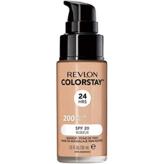 Revlon Color Stay Makeup ND 200 Nude (Color image: Bright ocher SPF20) Foundation 30ml (x 1)