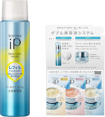 Sofina iP Base Care Serum <Base Serum> Refill + Renew Mousse Wash 30g Mini Limited Set