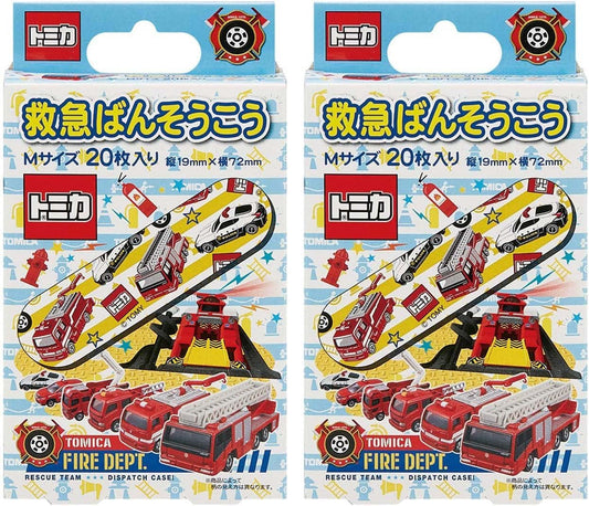 Amazon.co.jp only skater emergency bandage Tomica 19 M size 40 sheets (2 sets of 20 sheets) Bandage made in Japan QQB1-A