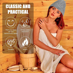 Sauna Hat, Sauna Cap, Sauna Hat, High, Heat Resistant, Head Protection, Hair Care, Sauna Cap, One Size Fits All