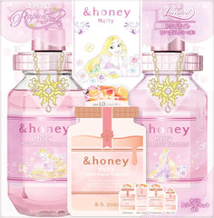 [Japanese Shampoo and Conditioner] Limited Tinker Bell Design  honey Melty Extra Moist Shampoo Treatment Set