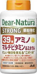 [Japanese Sports Supplements] Dear Natura Strong 39 Amino Multivitamin   Mineral 300 tablets (100 days worth)