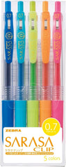 Zebra gel ballpoint pen Sarasa clip 0.7 10 colors JJB15-10CA