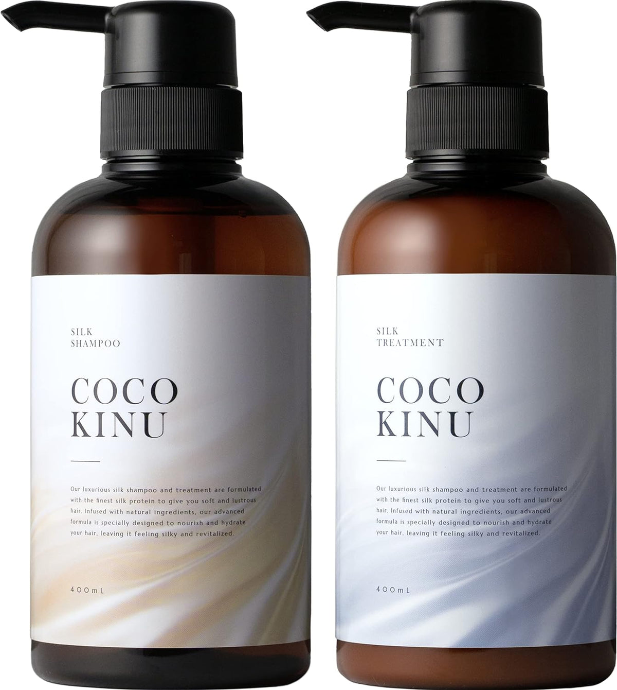 [Japanese Shampoo and Conditioner] COCO KINU Silk Shampoo   Treatment (Set) Beauty salon exclusive product, damage care, dense foam, silky sabon scent