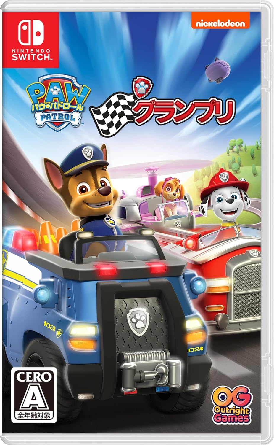 [Japanese Nintendo Switch] Pow Patrol Grand Prix -Switch Amazon.co.jp Limited Original Sticker Included