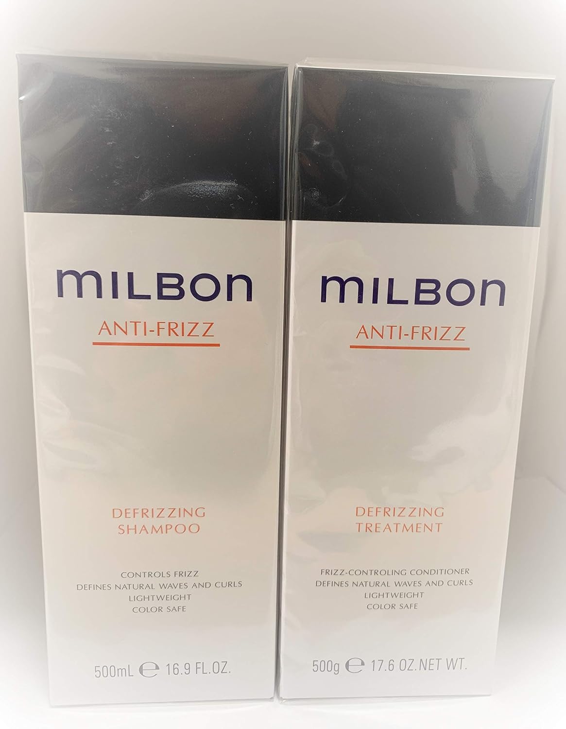 Milbon Anti-Flix Defrigating Shampoo and Treatment 16.9 fl oz (500 ml) Set