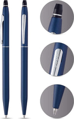 CROSS BALLPOINT PEN OILY Click AT0622-101 Chrome authorized imports