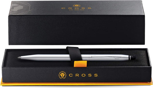 CROSS BALLPOINT PEN OILY Click AT0622-101 Chrome authorized imports