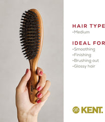 Ladies Oval Hair Brush Black (LC22) Brush by Kent by Kent parallel import goods Parallel imports