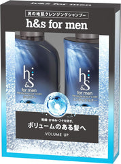 [Japanese Shampoo and Conditioner] h s for men set scalp EX pump shampoo 370ml conditioner 370g powerful cleaning