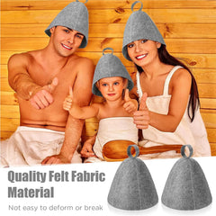 Sauna Hat, Sauna Cap, Sauna Hat, High, Heat Resistant, Head Protection, Hair Care, Sauna Cap, One Size Fits All