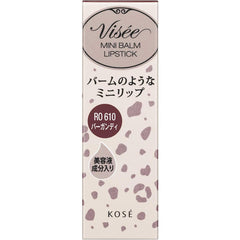 Visee Mini Balm Lipstick Lipstick Unscented BE310 Pink Beige 2.1g (x 1)