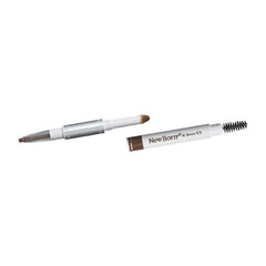 [Japanese Eyebrow] New Born W Brow EX NB10 Powder, Pencil   Brush 3 Functional Eyebrow Royal Brown (1)