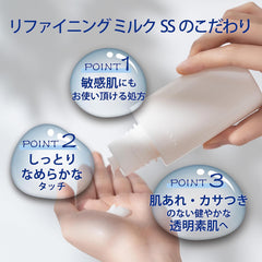 Sekkisei Clear Wellness (For Sensitive Skin) Refining Milk SS (Refill) High Moisturizing Emulsion Pore 120mL