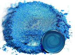 Mica Powder Pigment “Aozora Blue” (25g) Multipurpose DIY Arts and Crafts Additive | Woodworking, Epoxy, Resin, Natural Bath Bombs, Paint, Soap, Nail Polish, Lip Balm