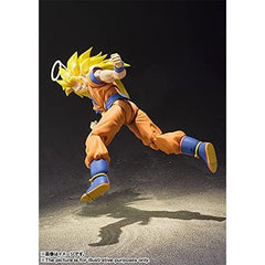 BANDAI SPIRITS S.H. Figuarts Super Saiyan 3 Son Goku, Approx. 6.1 inches (155 mm), PVC   ABS, Pre-painted Action Figure