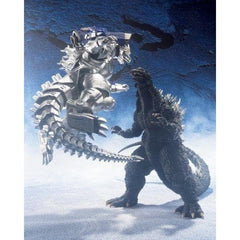 S.H. Monster Arts Godzilla x Mechagodzilla (2002), Approx. 6.1 inches (155 mm), PVC   ABS, Pre-painted Action Figure