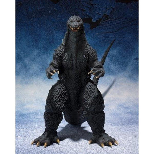 S.H. Monster Arts Godzilla x Mechagodzilla (2002), Approx. 6.1 inches (155 mm), PVC   ABS, Pre-painted Action Figure