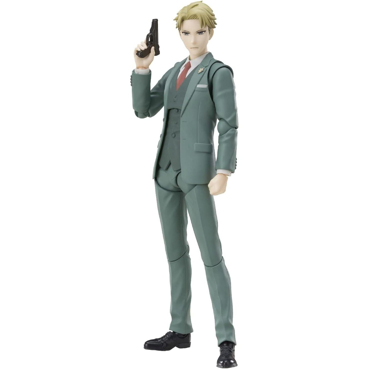 S.H. Figuarts BAS63908 SPY x FAMILY Lloyd Forger Approx. 6.7 inches (170 mm), ABS   PVC, Pre-painted Action Figure