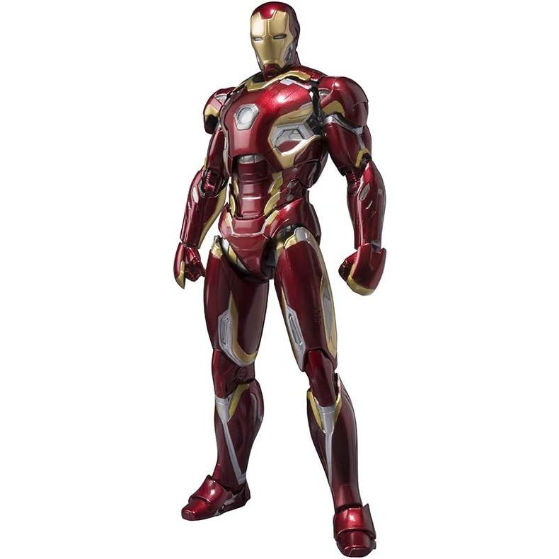 S.H. Figuarts Avengers Iron Man Mark 45, Approx. 6.1 inches (155 mm), ABS   PVC Die-Cast, Pre-Painted Action Figure