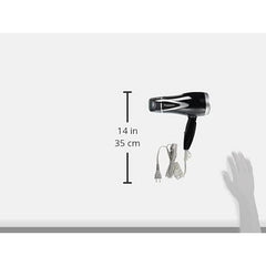 Koizumi KHD-9300/BK Hair Dryer, Minus Ions, Lightweight Type, Black, Monochrome