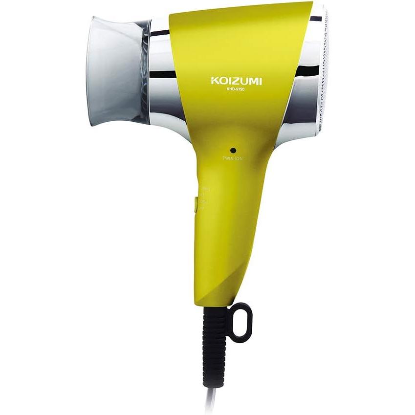 Koizumi KHD-9720/G Hair Dryer, Negative Ion Tough Dryer, Green