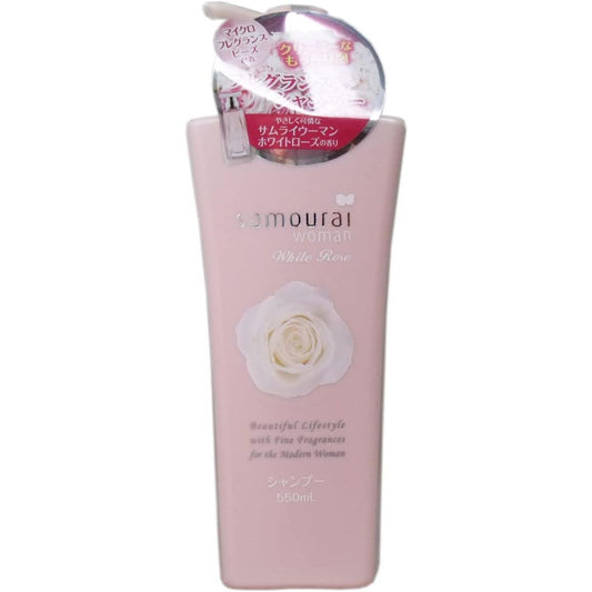 [Japanese Shampoo and Conditioner] Samurai Woman White Rose Shampoo (550mL)