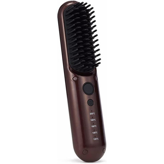 Le ment Cordless Straightener Heat Brush Brush Hair Straightening Iron MAX200℃ Ceramic Coating Easy Straightening Hair