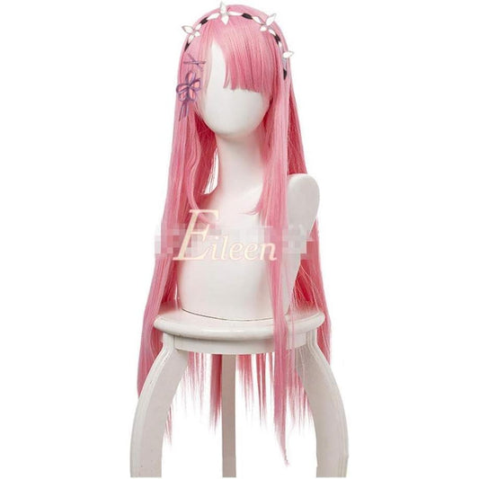 Zero - Starting Life in Another World Wig, Anime, Cosplay Wig, Heat Resistant Wig, For Disguises, Cultural Festivals, Includes Dedicated Net (Rem, Long Hair)