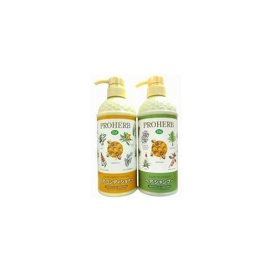 [Japanese Shampoo and Conditioner] NEW Ingredient Contains Proherb EM Shampoo   Hair Conditioner Set *Dedicated pump included