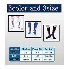 Sweetimes Compression Socks Sports Socks Power Stretch Compression Socks Calf Supporter #182, blue