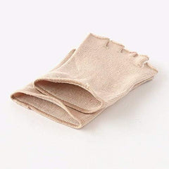 Uneven Feet Socks, Full Toe Socks, Supporter for Toes, Beige