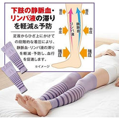 MEIDAI Night Foot Comfort Supporter (M-L) Calf Supporter Compression Swelling Relief Supporter Foot Massage Foot Swelling